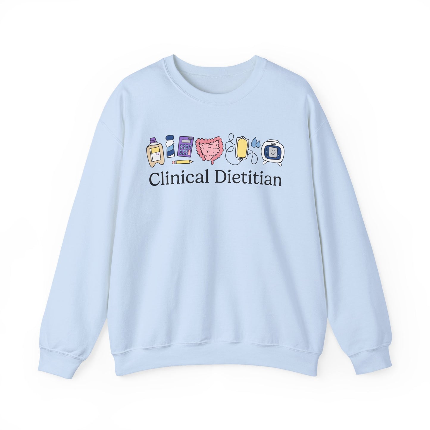 Clinical Dietitian Doodles Sweatshirt