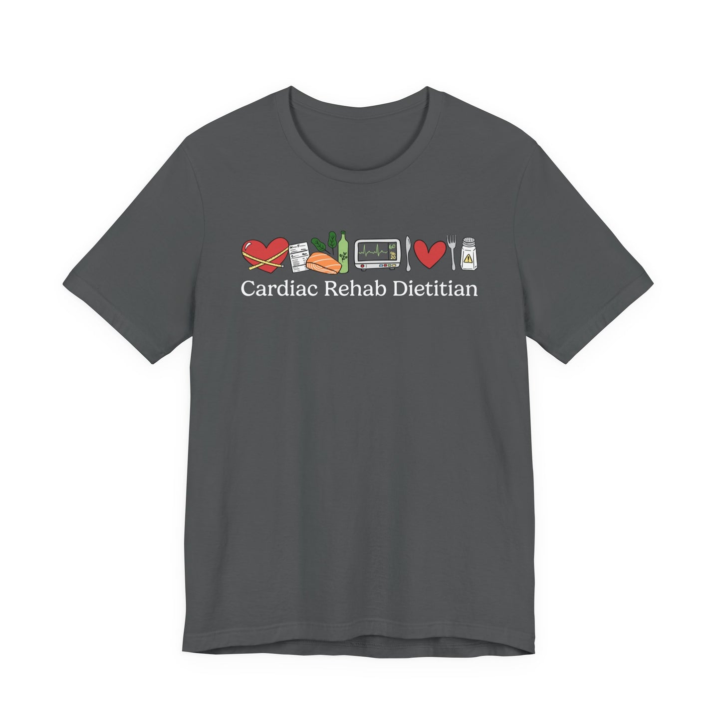Cardiac Rehab Dietitian Doodles Tee