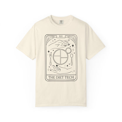 Diet Tech Tarot Card Linework Tee