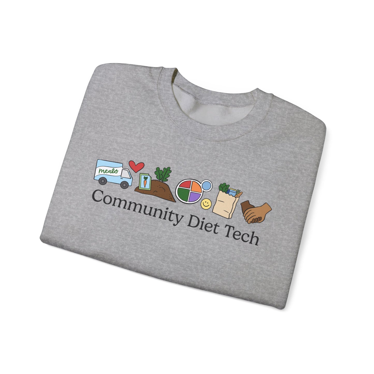 Community Diet Tech Doodles Sweatshirt