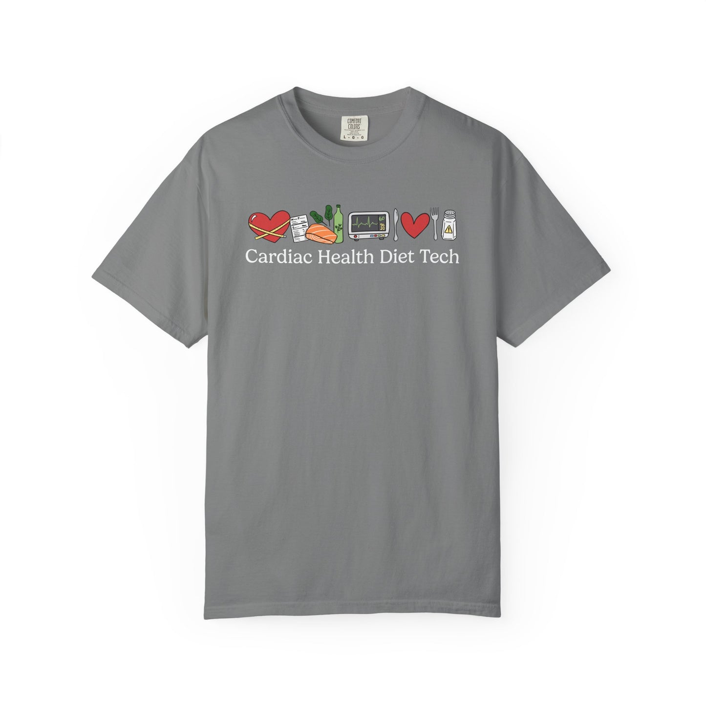 Cardiac Health Diet Tech Doodles Tee