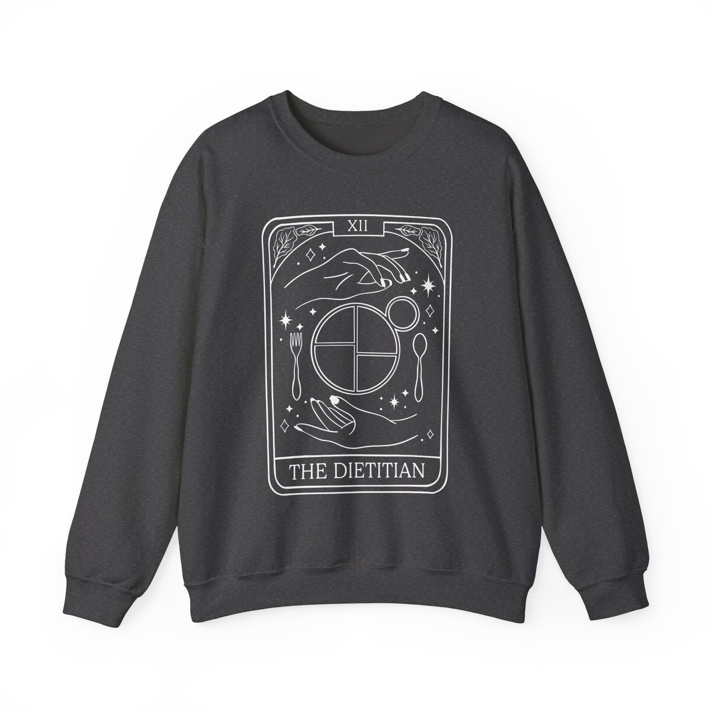 Dietitian Tarot Card Linework Sweatshirt