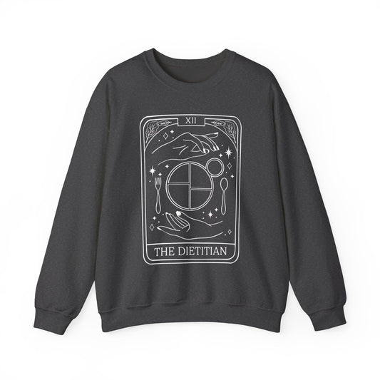 Dietitian Tarot Card Linework Sweatshirt [CLEARANCE]