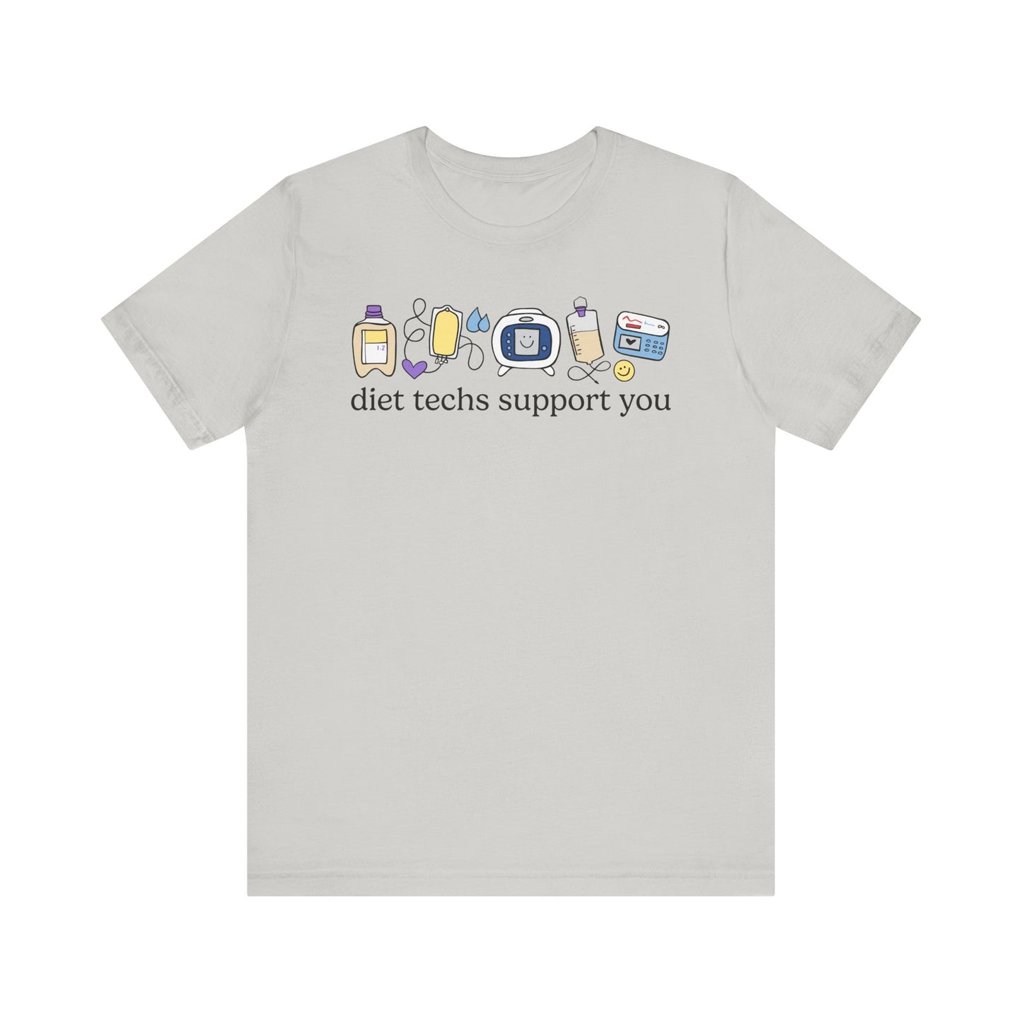 Diet Techs Support You Doodles Tee