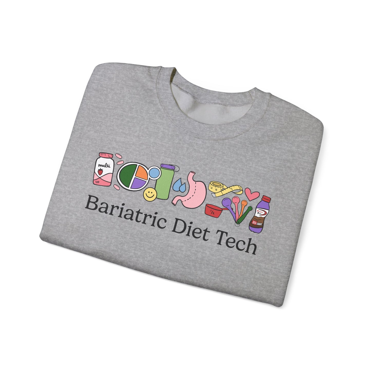 Bariatric Diet Tech Doodles Sweatshirt