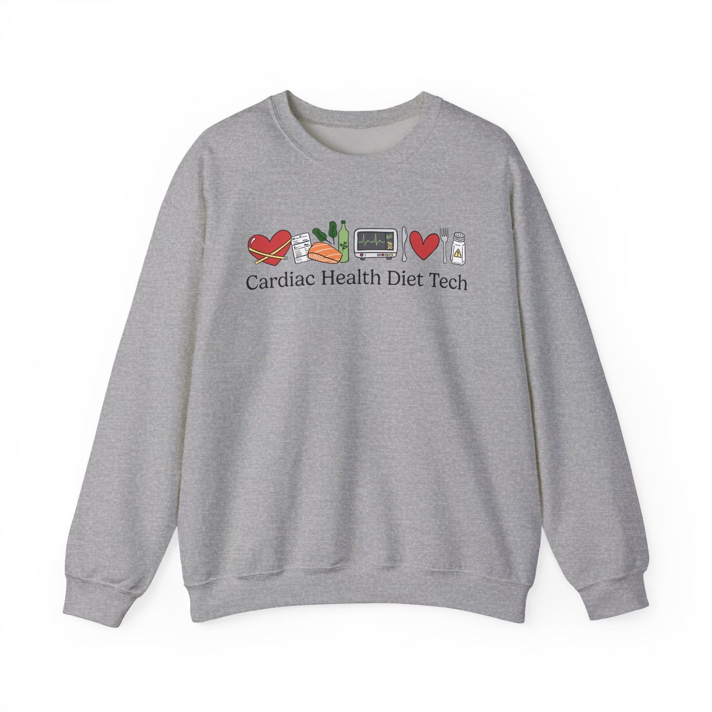 Cardiac Health Diet Tech Doodles Sweatshirt
