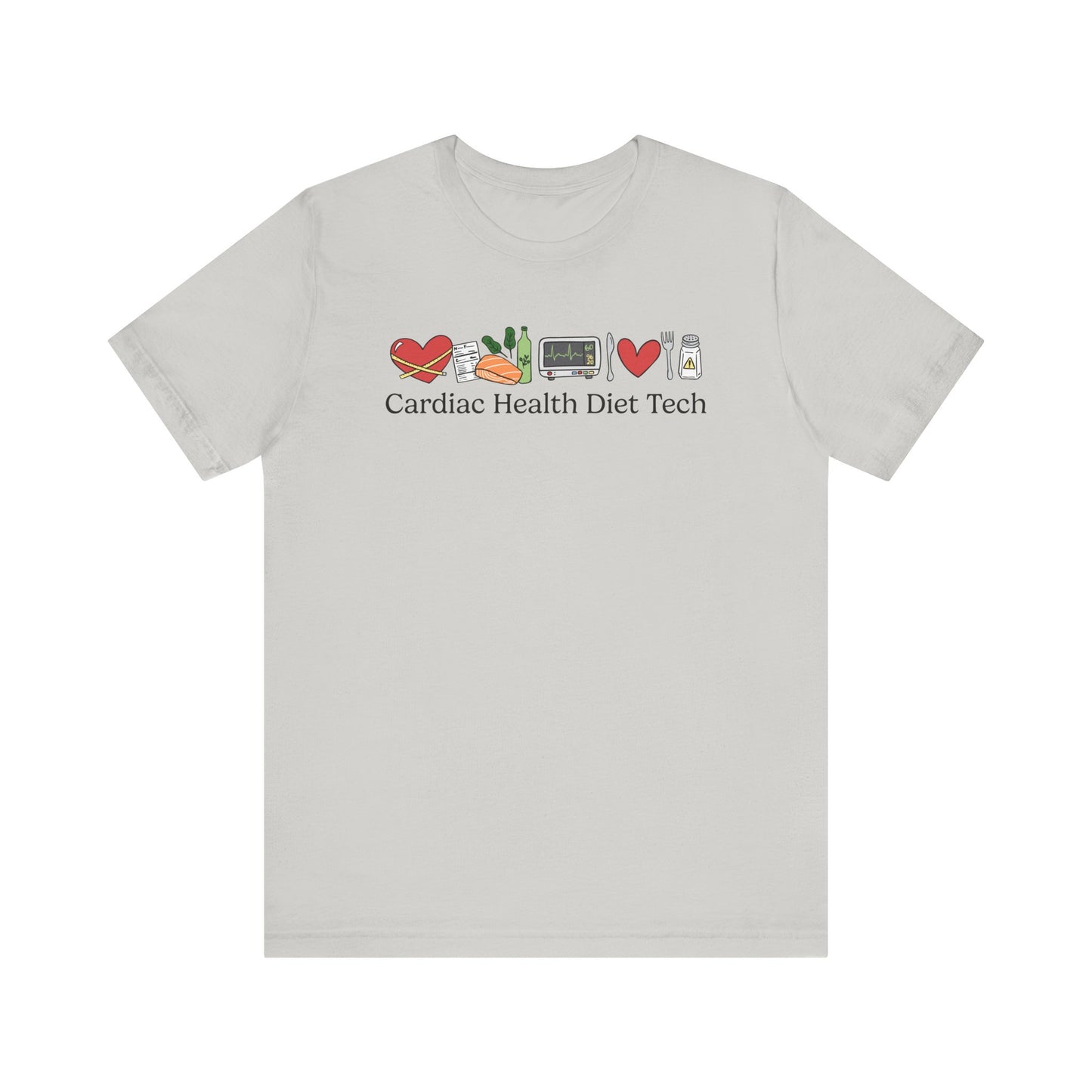 Cardiac Health Diet Tech Doodles Tee