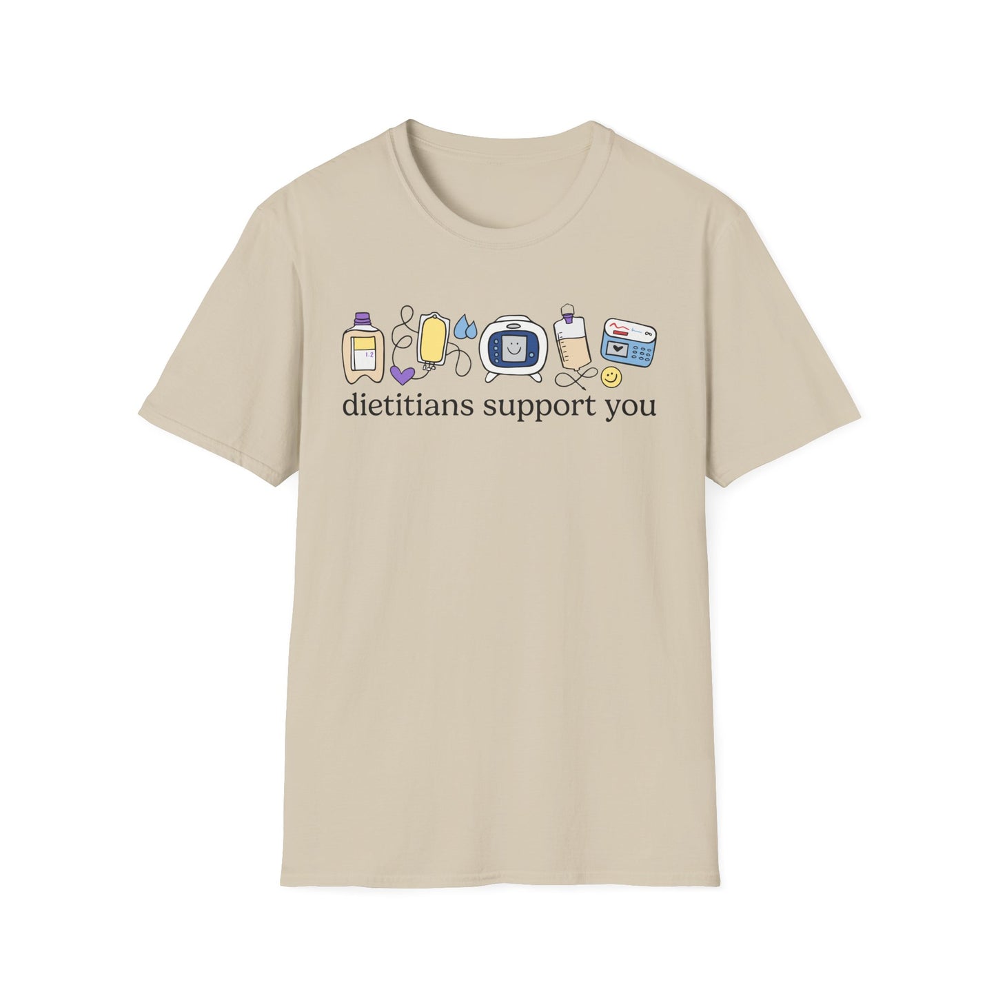 Dietitians Support You Custom Sand Tee