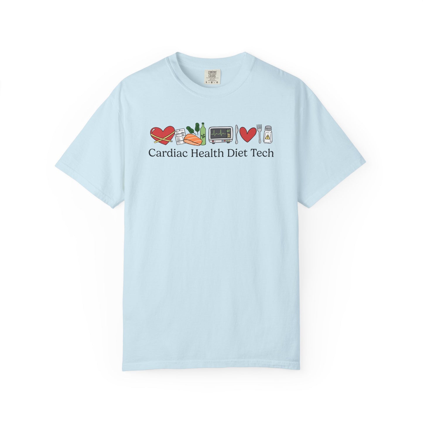 Cardiac Health Diet Tech Doodles Tee