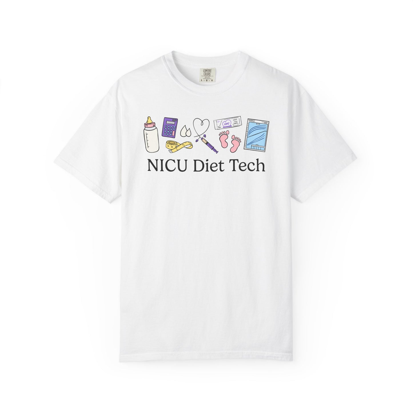 NICU Diet Tech Doodles Tee