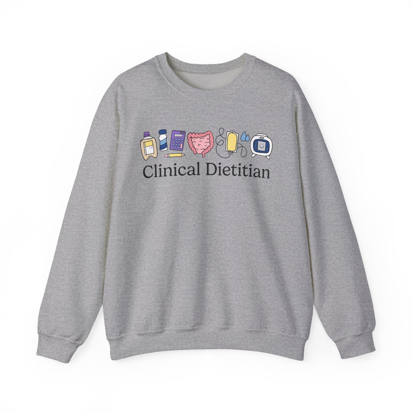 Clinical Dietitian Doodles Sweatshirt