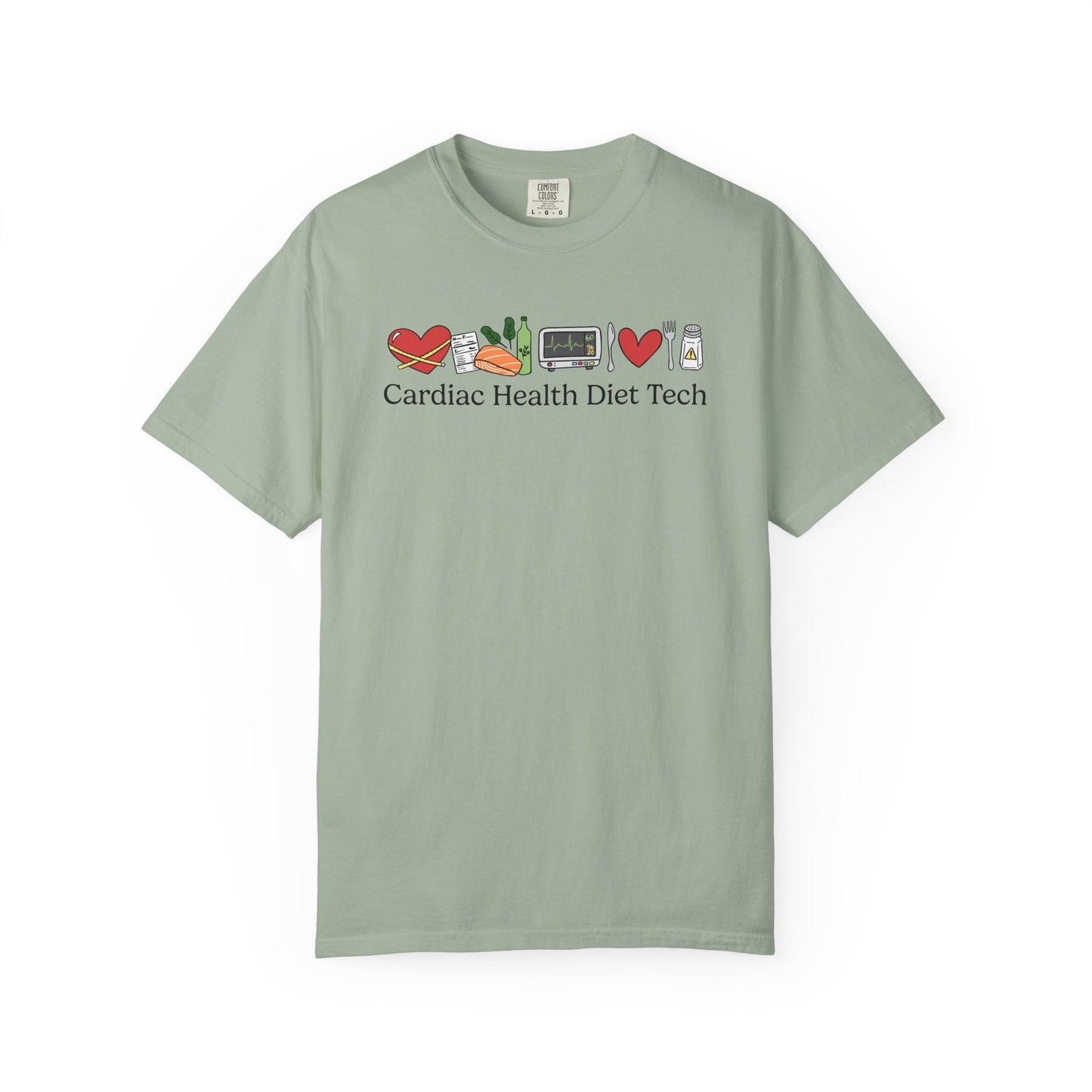 Cardiac Health Diet Tech Doodles Tee