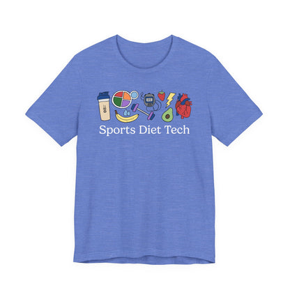 Sports Diet Tech Doodles Tee
