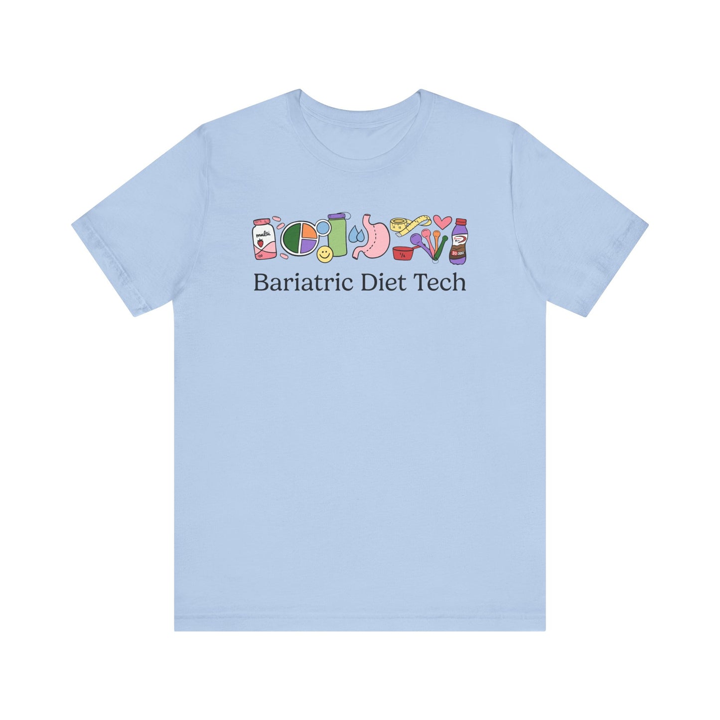 Bariatric Diet Tech Doodles Tee