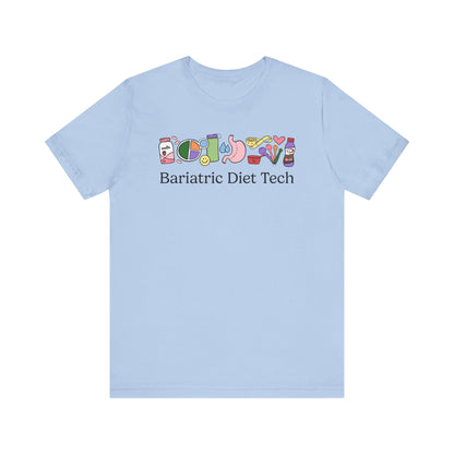 Bariatric Diet Tech Doodles Tee