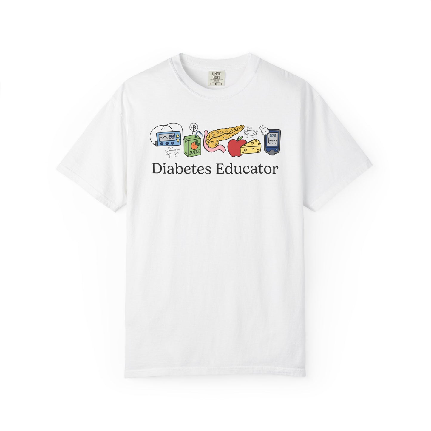 Diabetes Educator Doodles Tee
