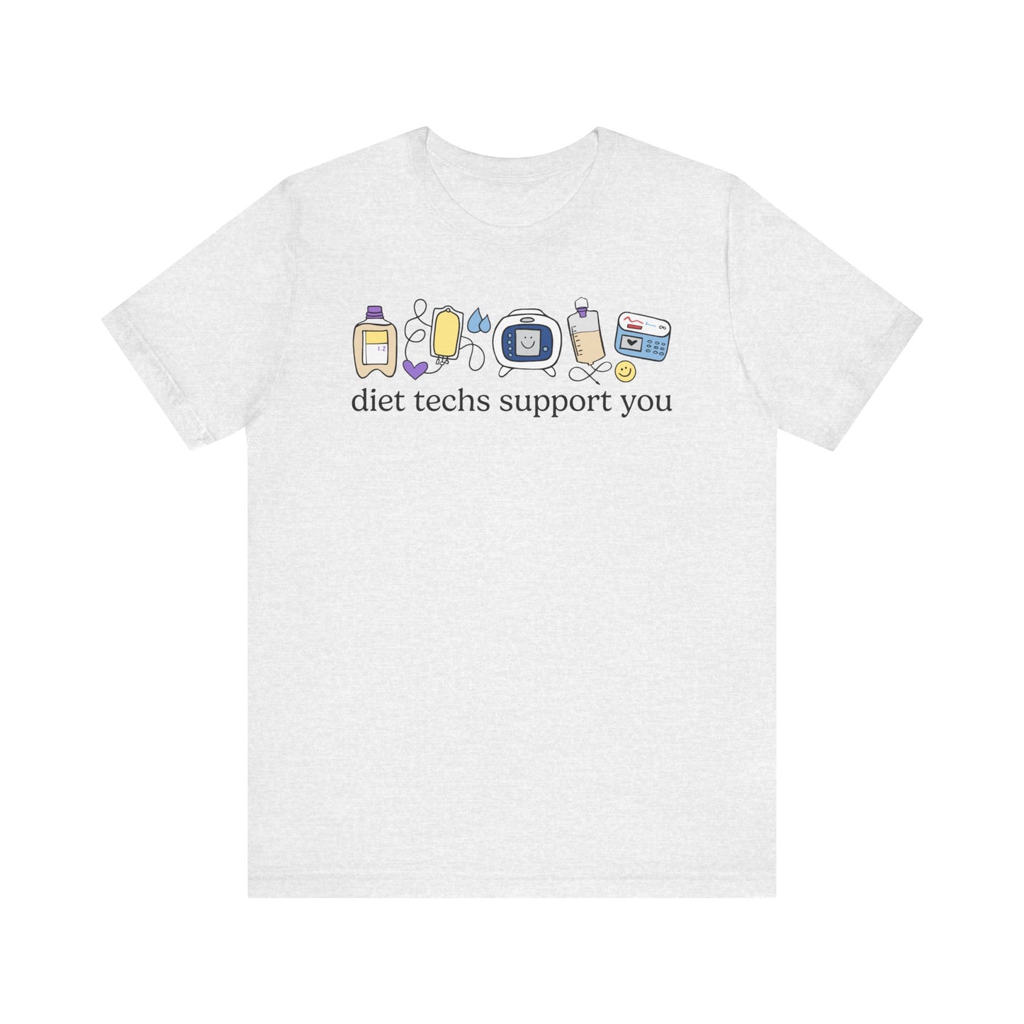 Diet Techs Support You Doodles Tee