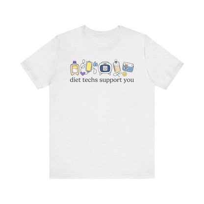 Diet Techs Support You Doodles Tee
