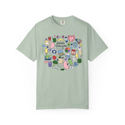 Dietetic Technician Doodles Tee