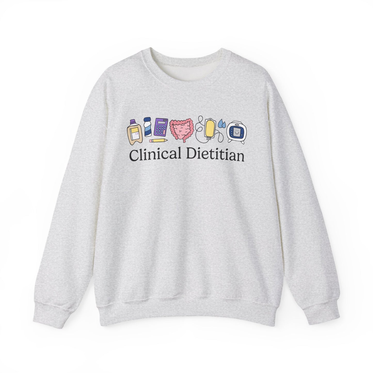 Clinical Dietitian Doodles Sweatshirt