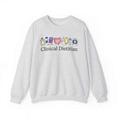 Clinical Dietitian Doodles Sweatshirt