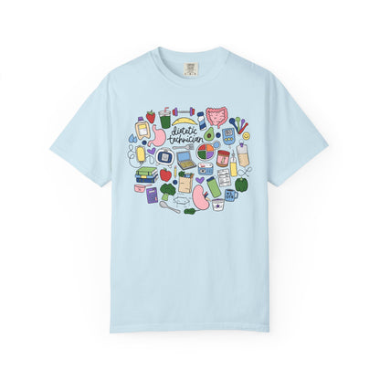 Dietetic Technician Doodles Tee