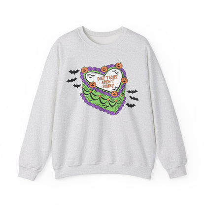Diet Techs Aren't Scary Halloween Cake Sweatshirt
