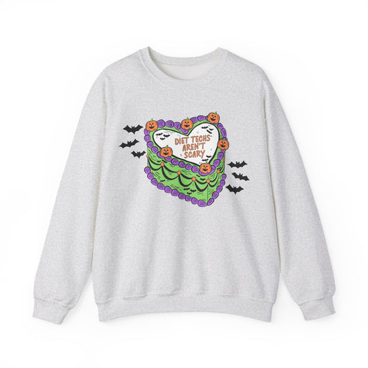 Diet Techs Aren't Scary Halloween Cake Sweatshirt
