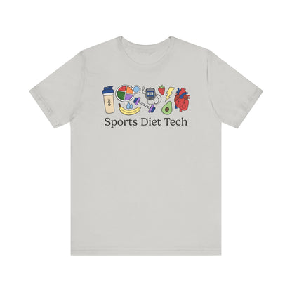 Sports Diet Tech Doodles Tee