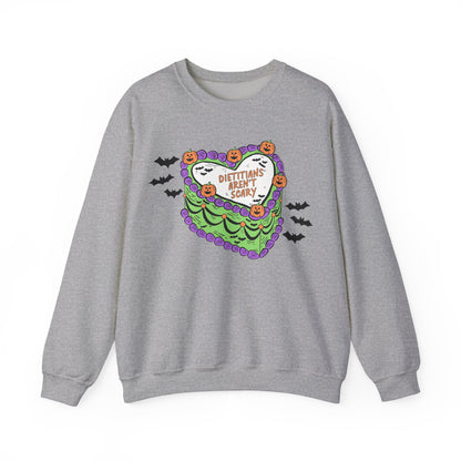 Dietitians Aren't Scary Halloween Cake Sweatshirt