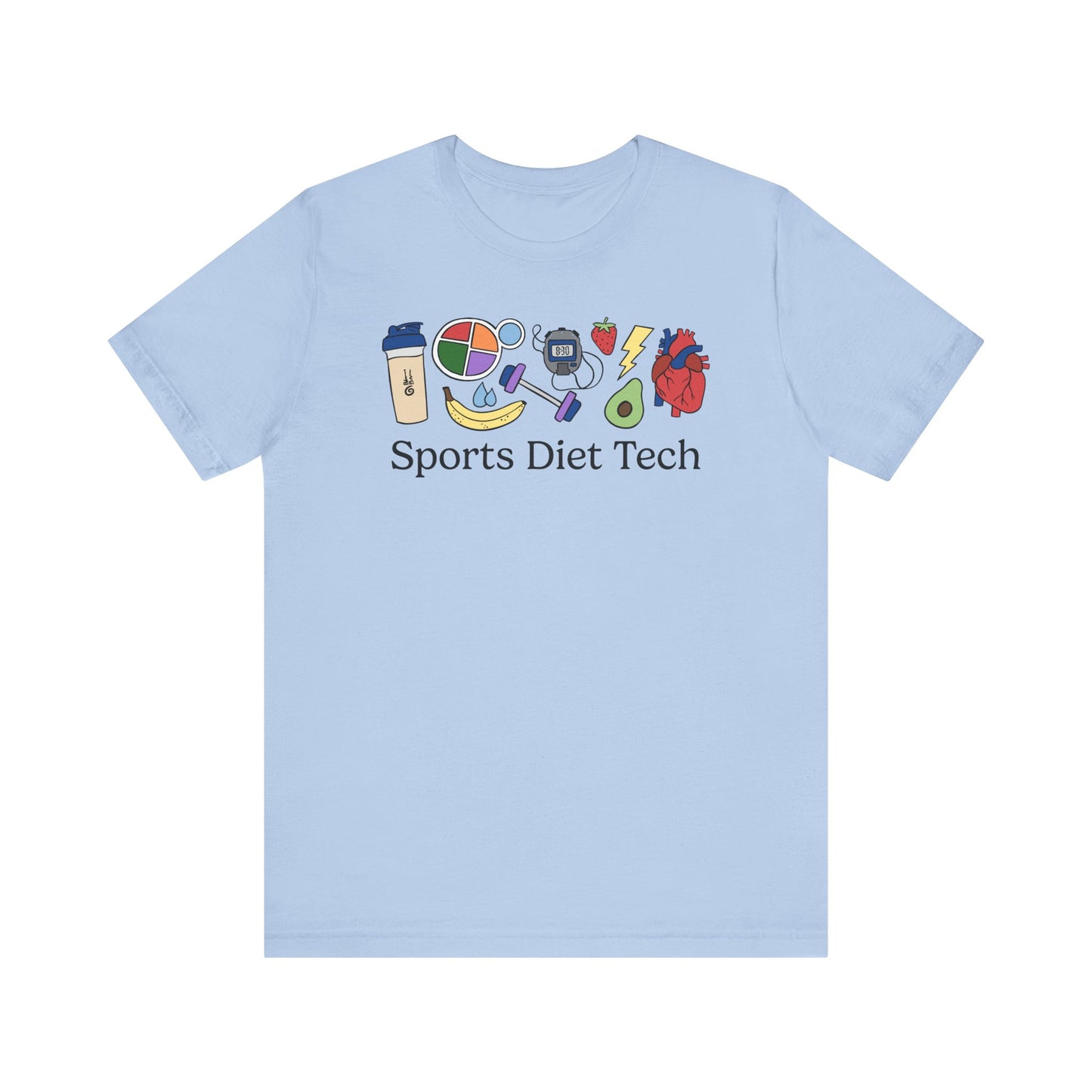 Sports Diet Tech Doodles Tee