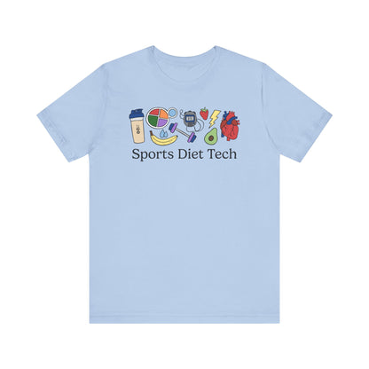 Sports Diet Tech Doodles Tee