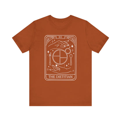Dietitian Tarot Card Linework Tee