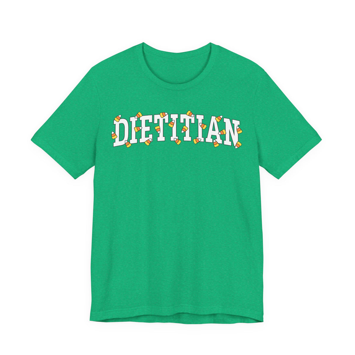 Arched Dietitian Candy Corn Tee