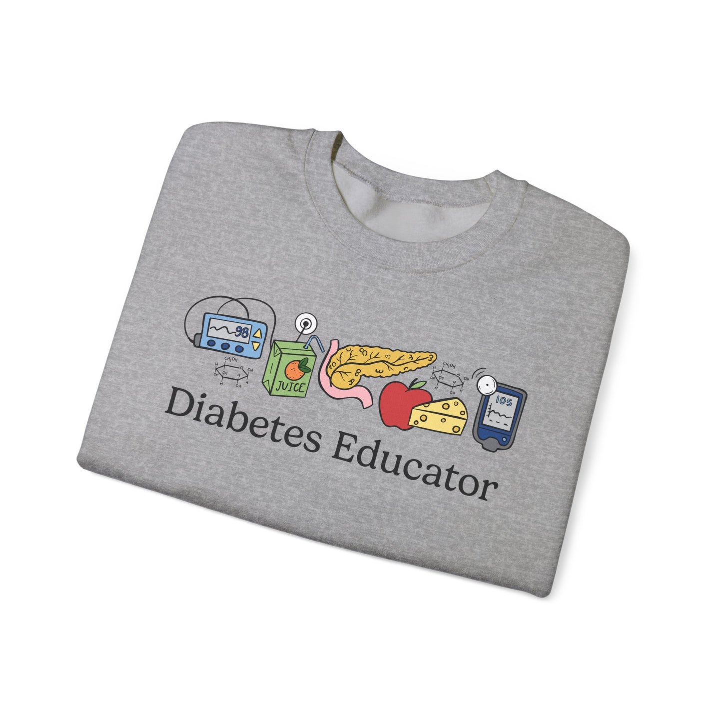 Diabetes Educator Doodles Sweatshirt