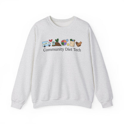 Community Diet Tech Doodles Sweatshirt