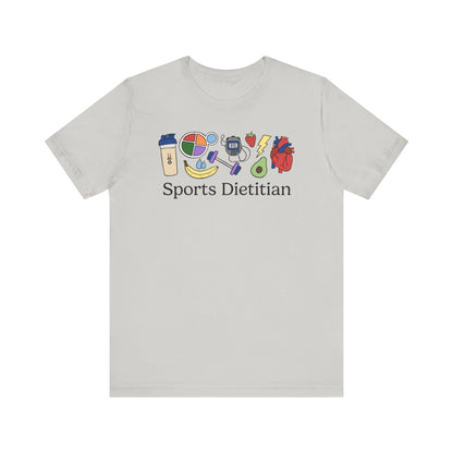Sports Dietitian Doodles Tee