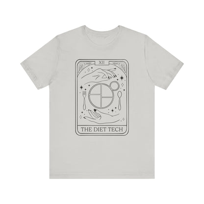 Diet Tech Tarot Card Linework Tee