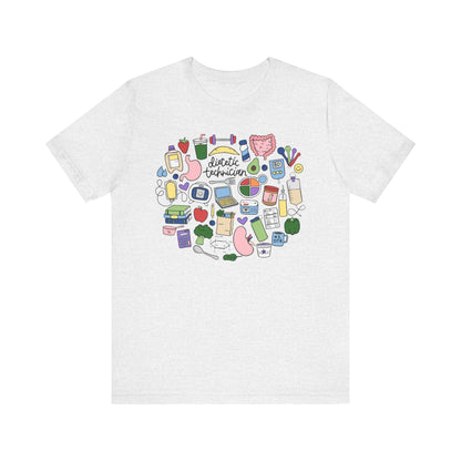 Dietetic Technician Doodles Tee