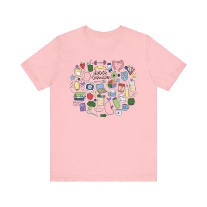 Dietetic Technician Doodles Tee