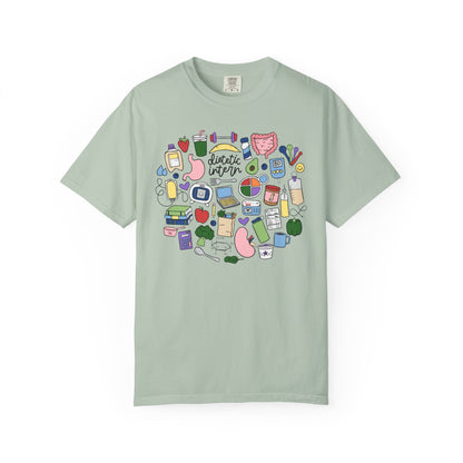 Dietetic Intern Doodles Tee