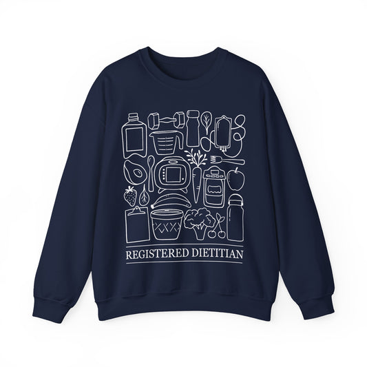 Registered Dietitian Icons Sweatshirt