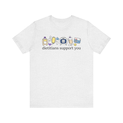 Dietitians Support You Doodles Tee