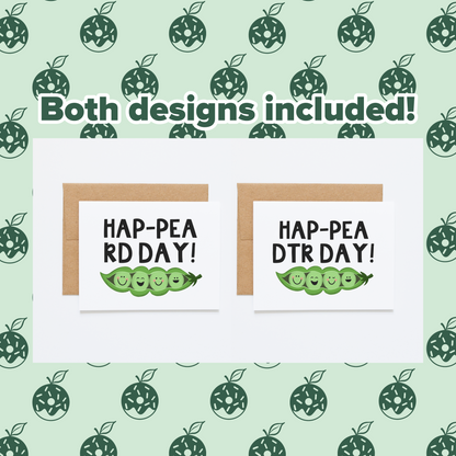 Hap-pea RD Day Printable Card