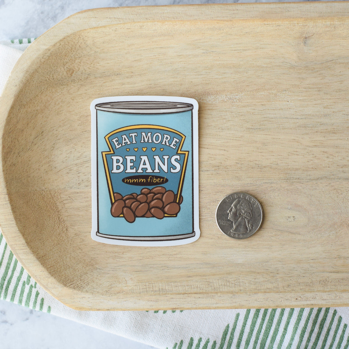 Beans Can Sticker Eat More Beans Sticker – Donut Season