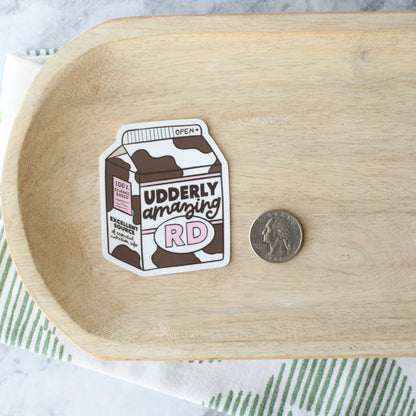 Udderly Amazing RD Sticker