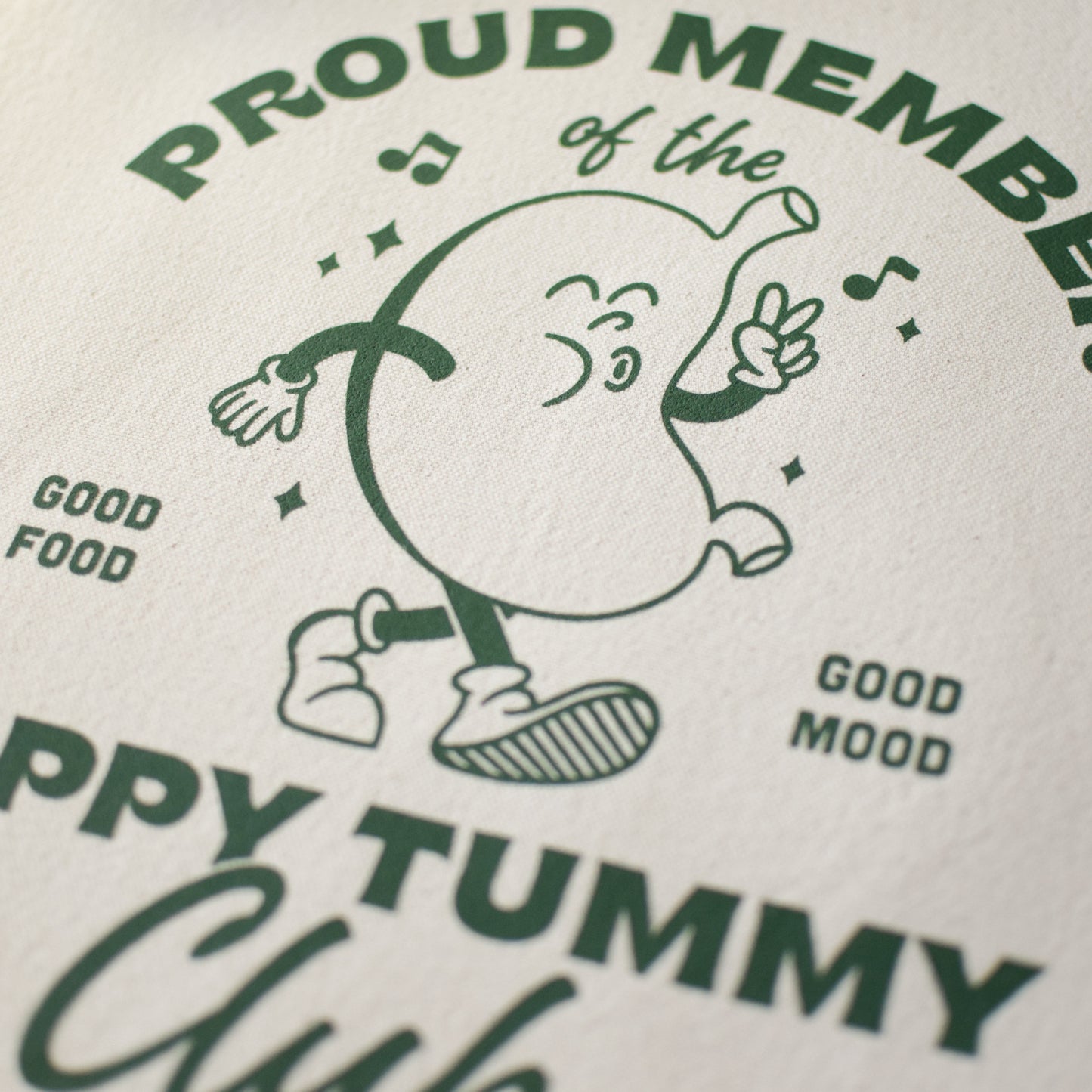 Happy Tummy Club Tote Bag
