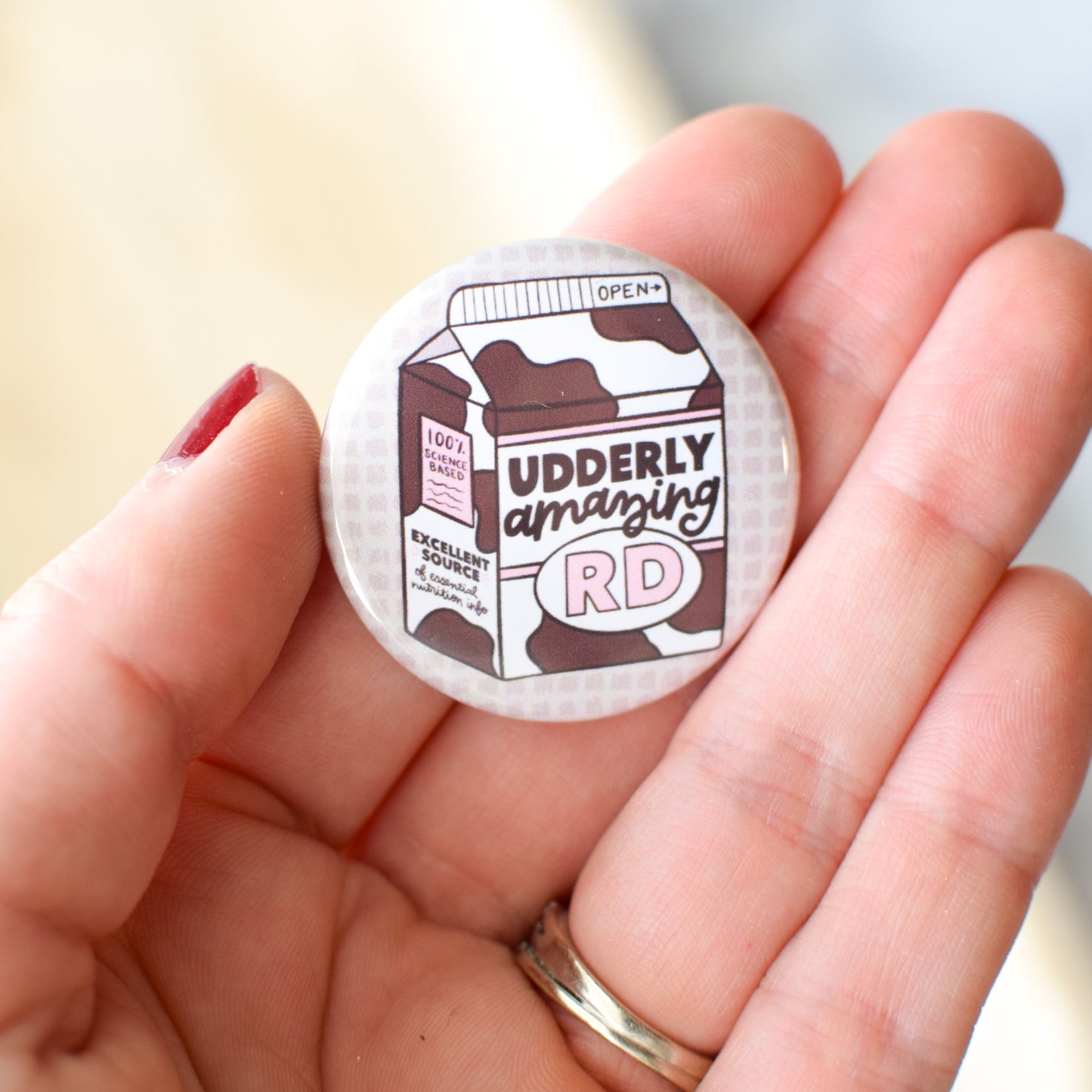Udderly Amazing RD Button or Magnet