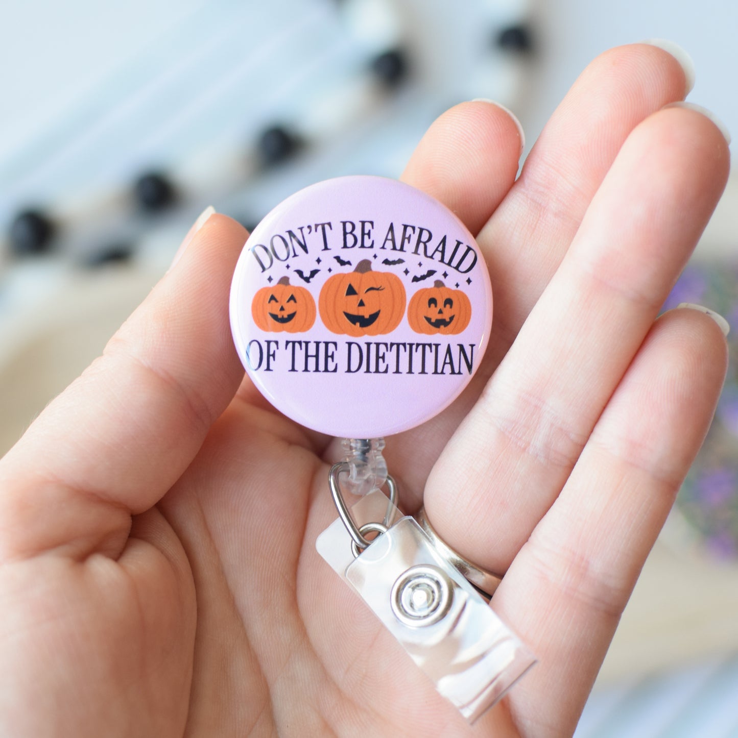 Don't Be Afraid of the Dietitian Badge Reel + Topper