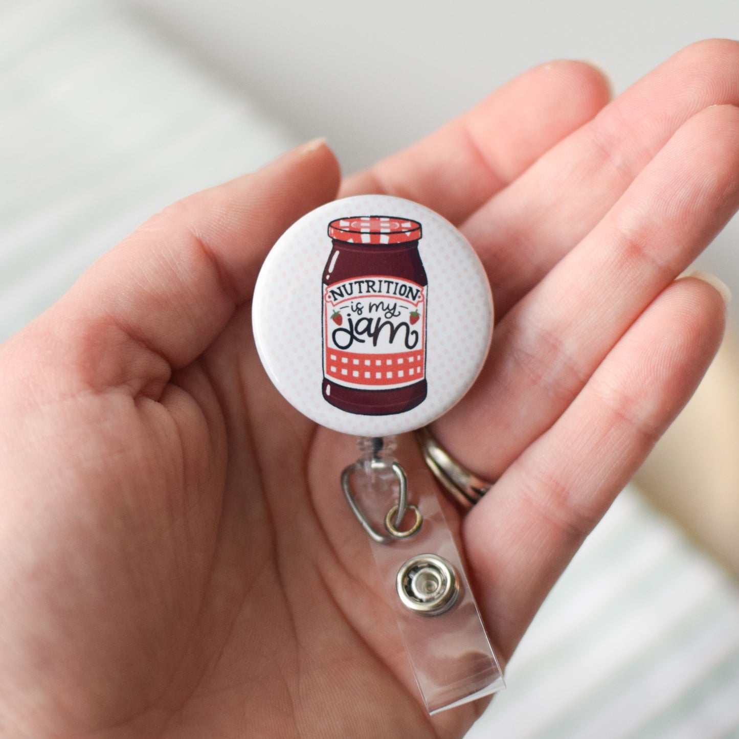 Nutrition is My Jam Badge Reel + Topper